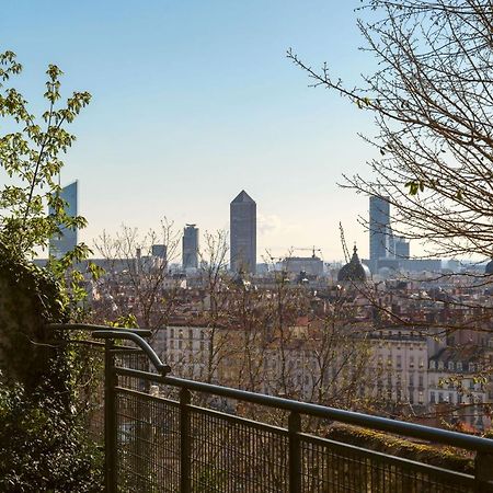 Beau Duplex Avec Jardin Et Vue Apartment Lyon Bagian luar foto